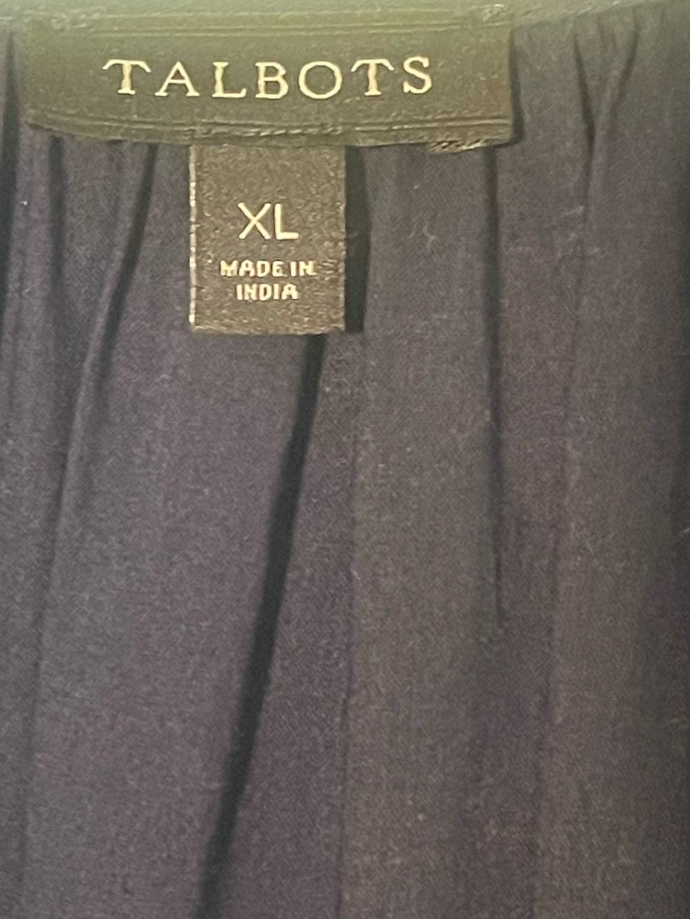 Talbots Embroidered gauze A-line dress. Size XL GUC - Picture 7 of 8